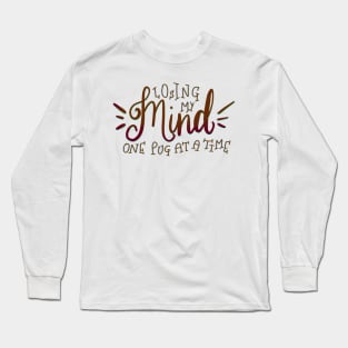 Losing my Mind one Pug at a Time T-shirt Long Sleeve T-Shirt